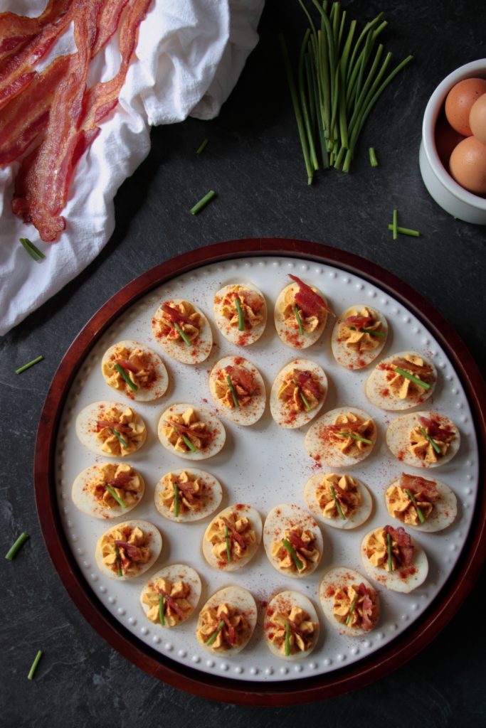 Smoked Deviled Eggs The Speckled Door