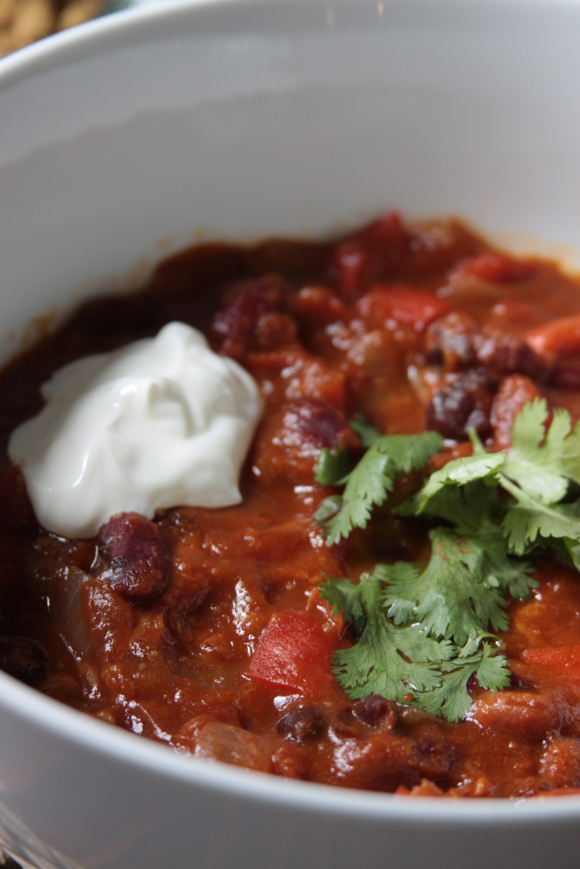 Vegetarian OR Meaty Crock-Pot Chili – The Speckled Door