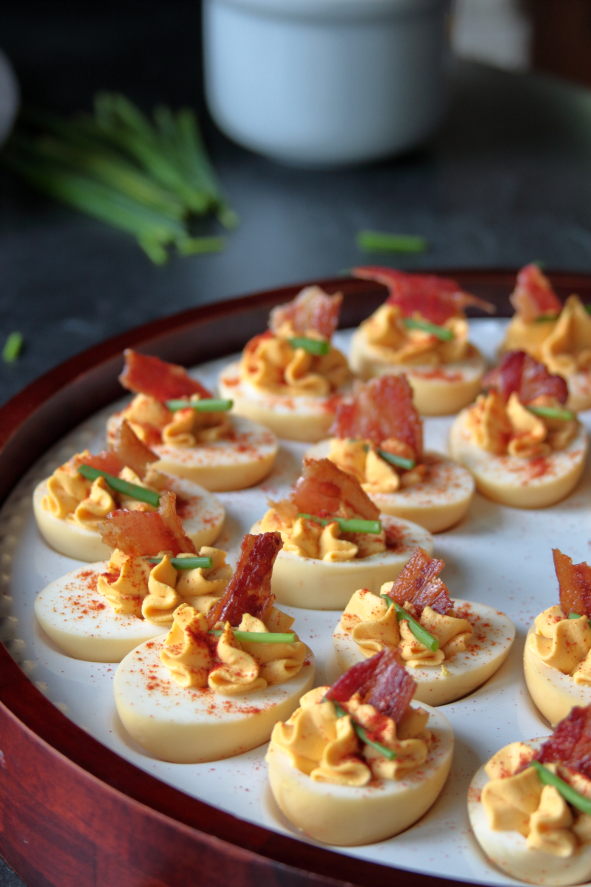 Smoked Deviled Eggs – The Speckled Door